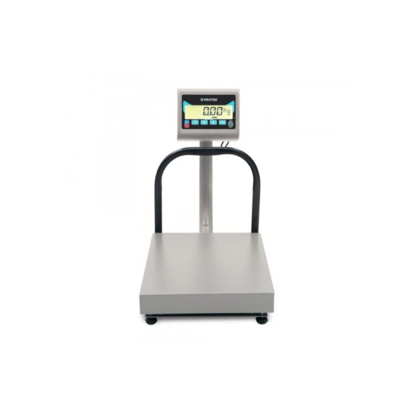 BÁSCULA DE PLATAFORMA 100 KG PESAJE PROFESIONAL HASTA 100KG, CONSTRUCCIÓN ROBUSTA EN ACERO, BATERÍA RECARGABLE, DISPLAY ILUMINADO Y CONECTIVIDAD USB