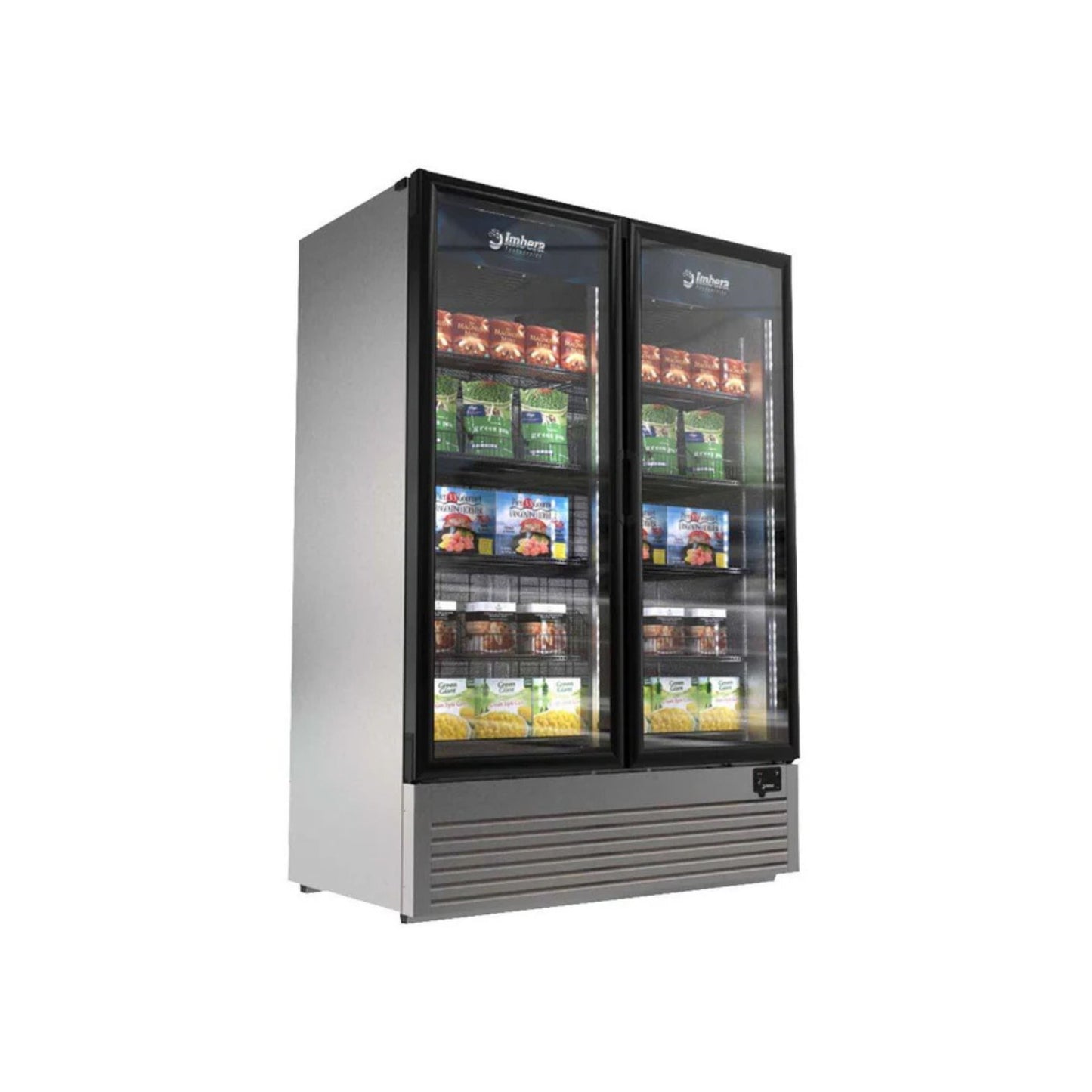 CONGELADOR VERTICAL VFD43 LÍNEA PROFESIONAL, CAPACIDAD 43 PIES CÚBICOS, 6 PARRILLAS, REFRIGERANTE, 2 PUETAS DE CRISTAL, R290