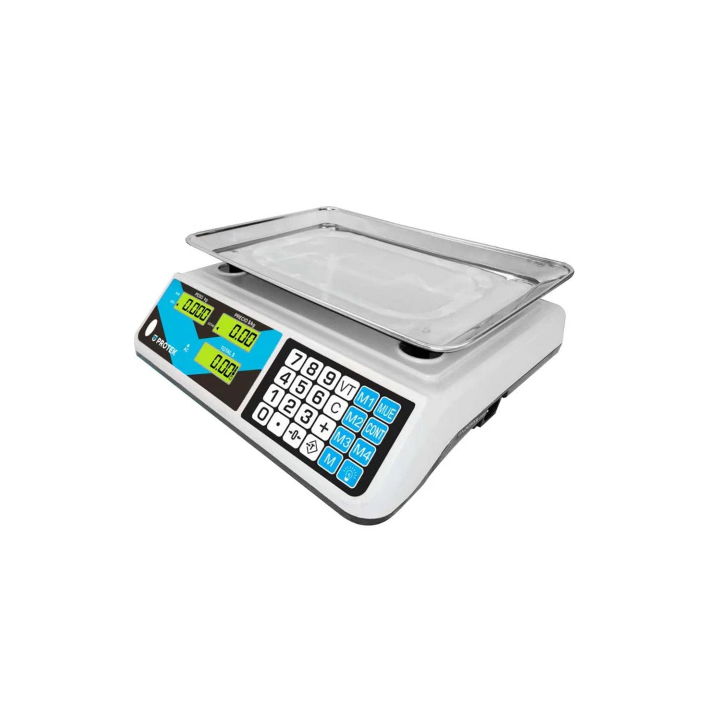 BÁSCULA BPK-40P PESAJE PROFESIONAL HASTA 40KG CON CAJA REGISTRADORA, DISPLAY ILUMINADO Y MEMORIAS PARA PRODUCTOS DE ALTA ROTACIÓN