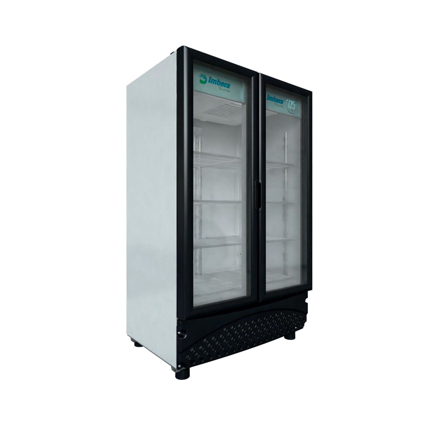 ENFRIADOR ECOINVERTER DE 8 PARRILLAS CON CAPACIDAD DE 0.74 M³, 2 PUERTAS DE CRISTAL, LUZ LED, MODELO VRD26
