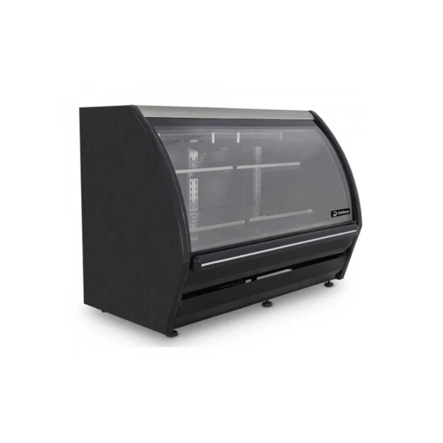 VITRINA CREMERA BLANCO/NEGRO CON 4 PARRILLAS CON CAPACIDAD DE 0.365 M³ CRISTAL CURVO MODELO PHS-13 Blanco