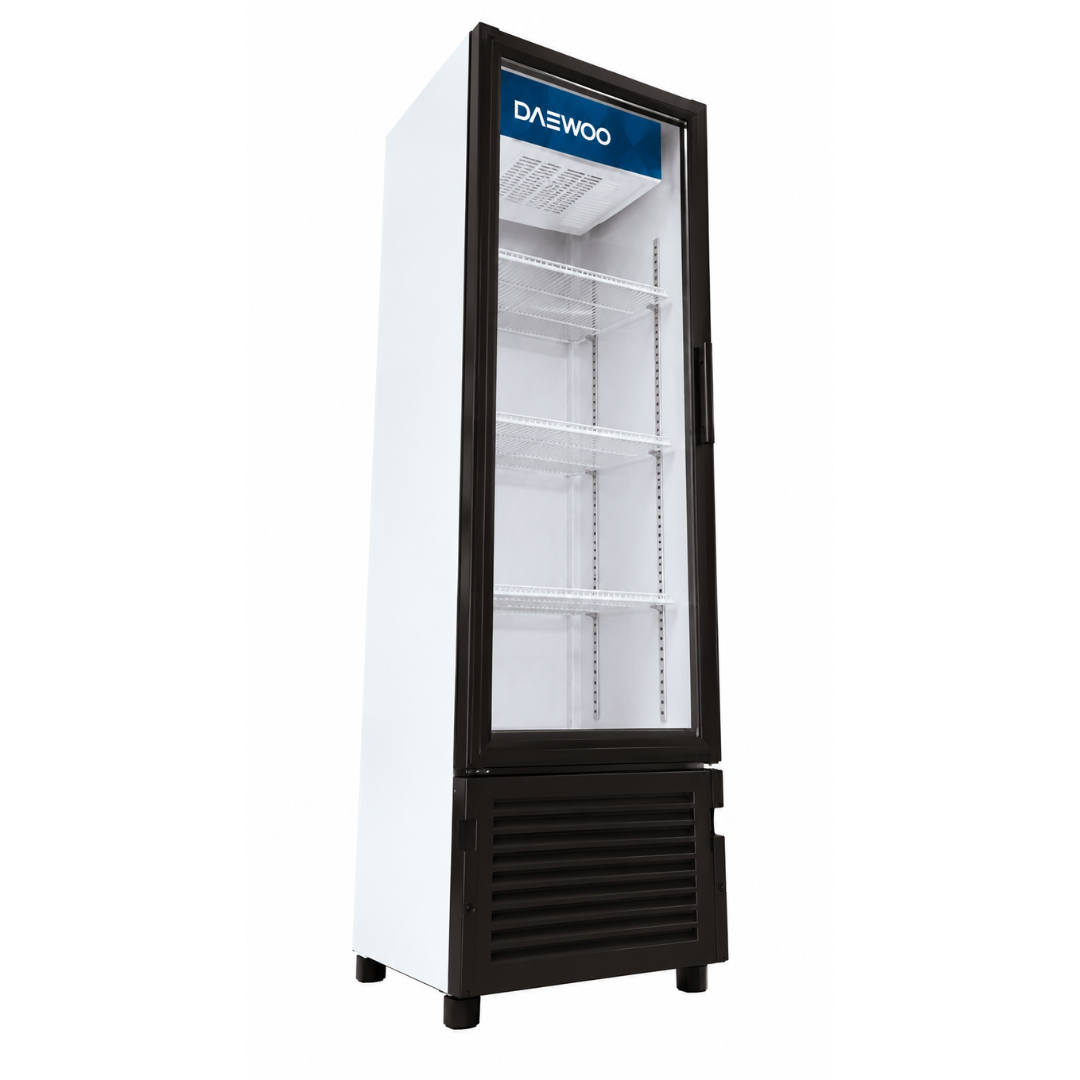 REFRIGERADOR VERTICAL DE 4 PARRILLAS CON CAPACIDAD DE 0.17 M³, 1 PUERTA, LUZ LED MODELO VR08-C