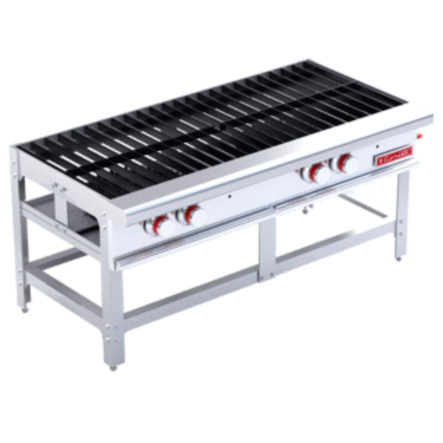 ESTUFON DE 3 QUEMADORES CON 4 PARRILLAS SUPERIORES EC-2T MASTER