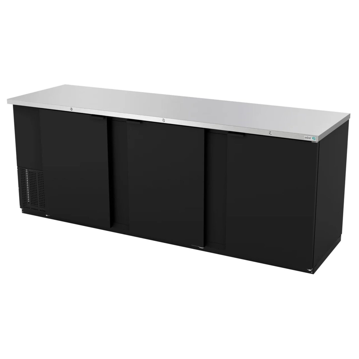 REFRIGERADOR CONTRABARRA 3 PUERTAS, 6 PARRILLAS, 1200 BOTELLAS (12 OZ.) MODELO ABBC-94 HC