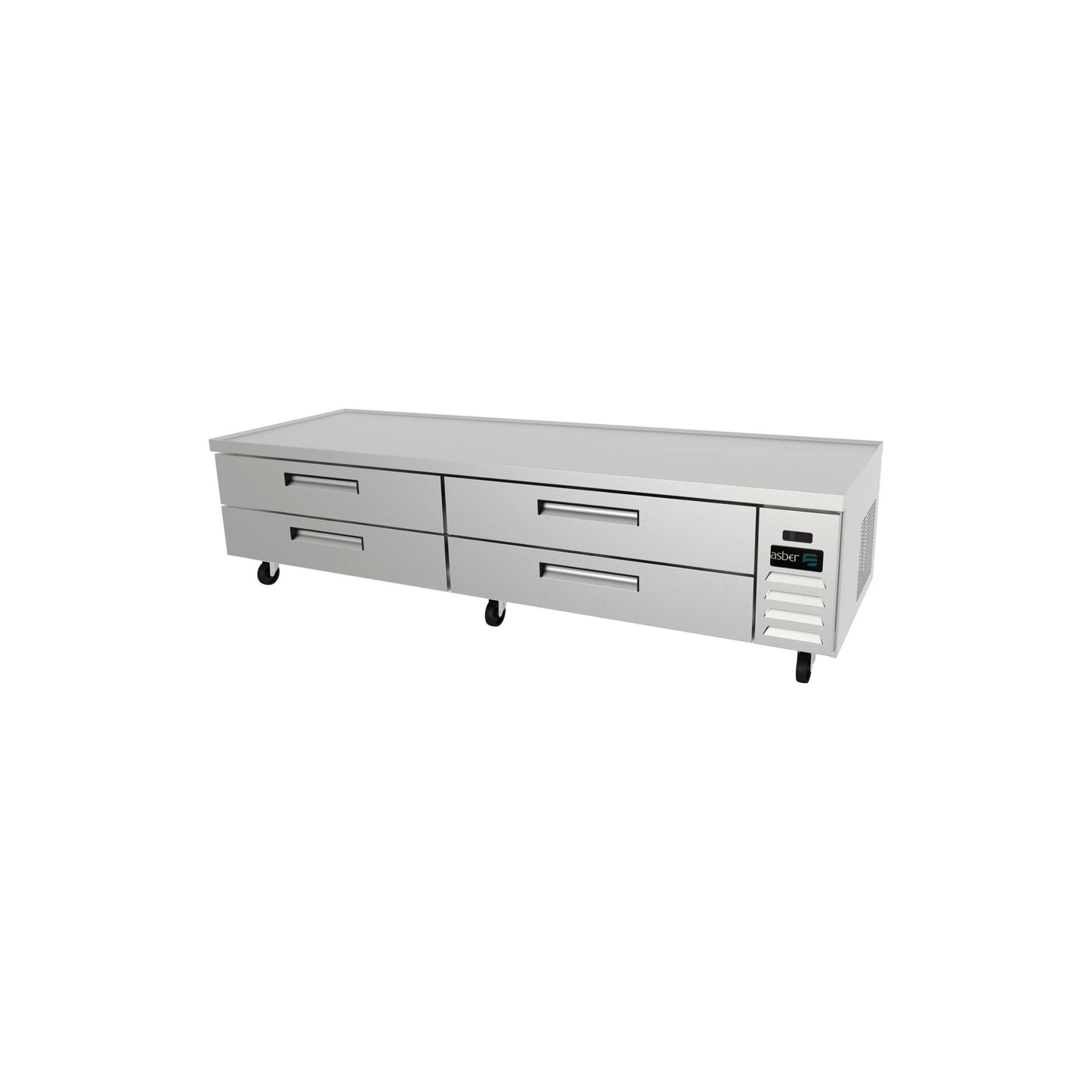 REFRIGERADOR HORIZONTAL 96 PIES³, PUERTA SÓLIDA, ACERO INOXIDABLE MODELO ACBR-96 HC