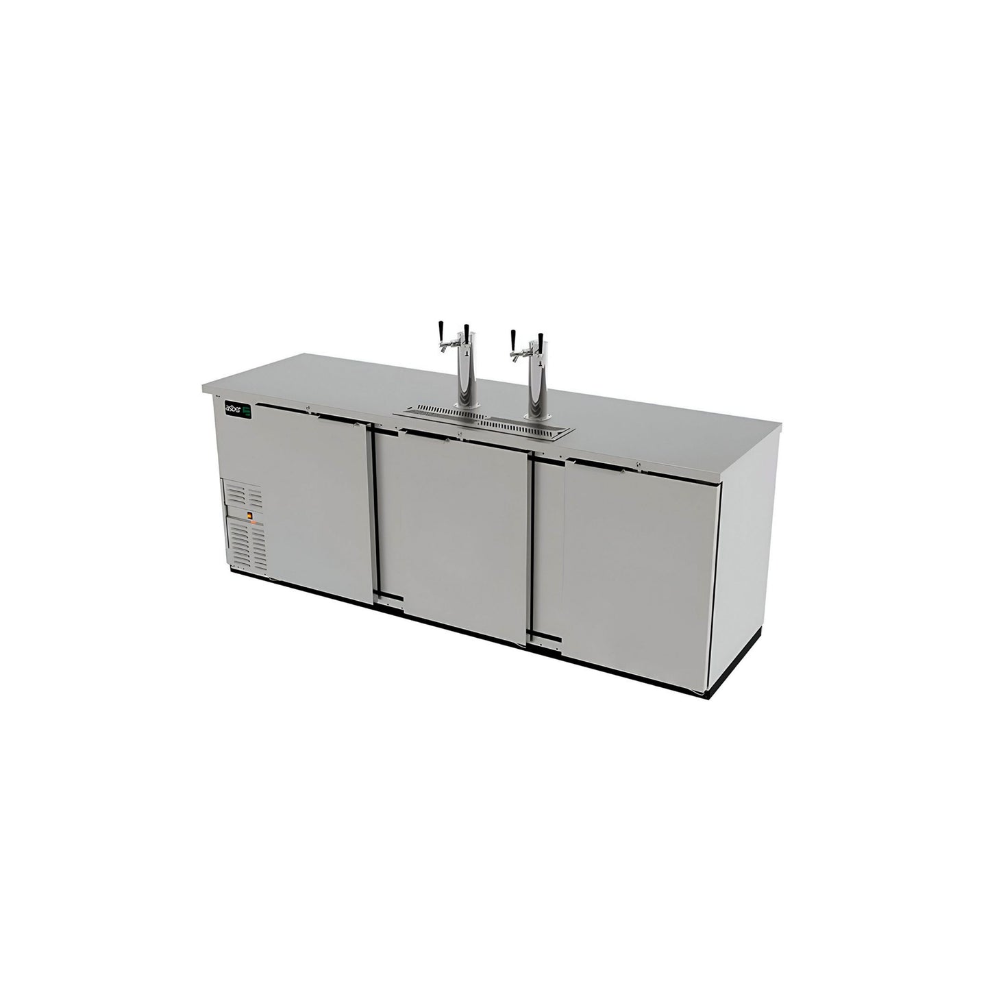 DISPENSADOR DE CERVEZA REFRIGERADO 5 BARRILES 2 TORRES 4 GRIFOS MODELO ADDC-94-S HC