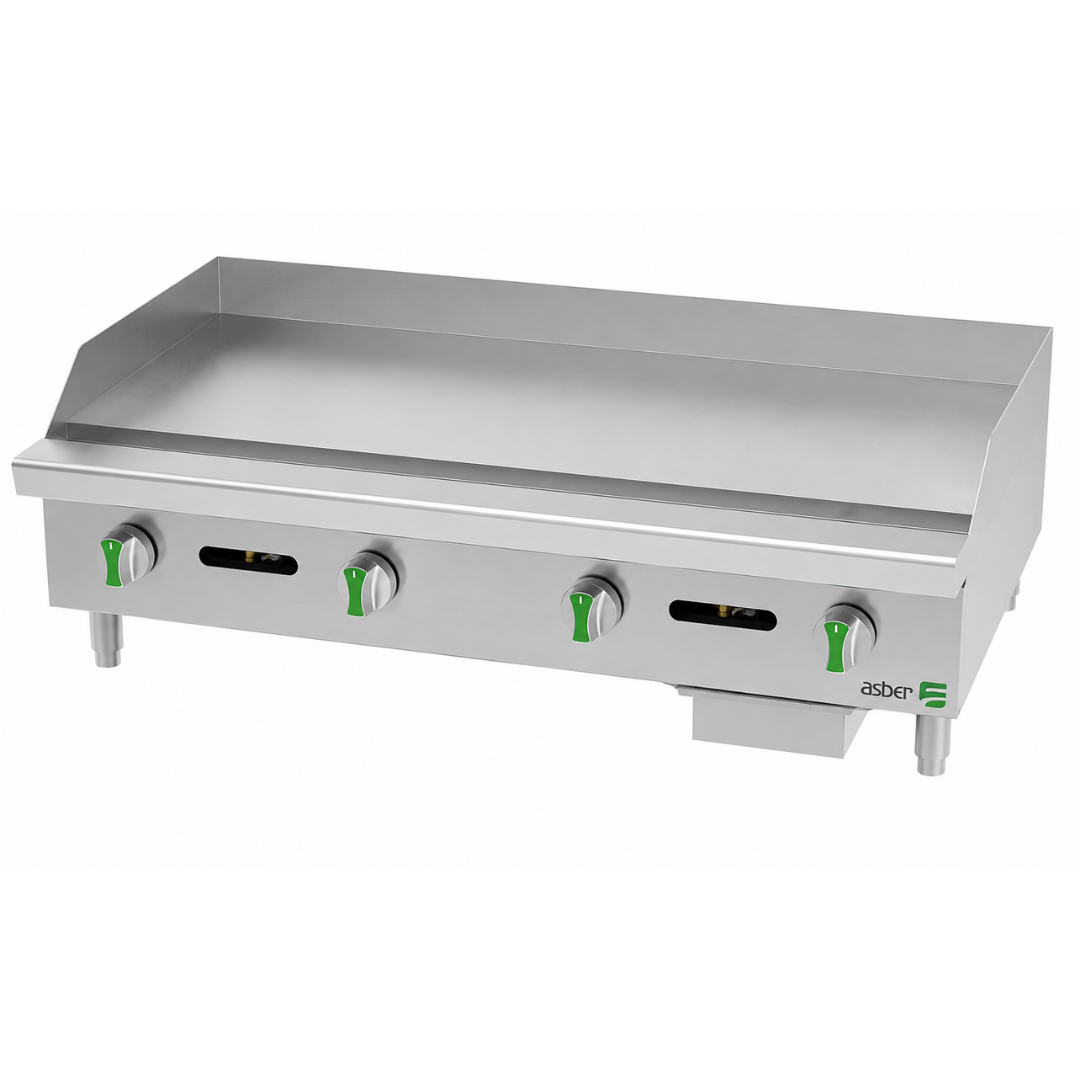 PLANCHA MANUAL A GAS CON PLACA AEMG 48 EM NG