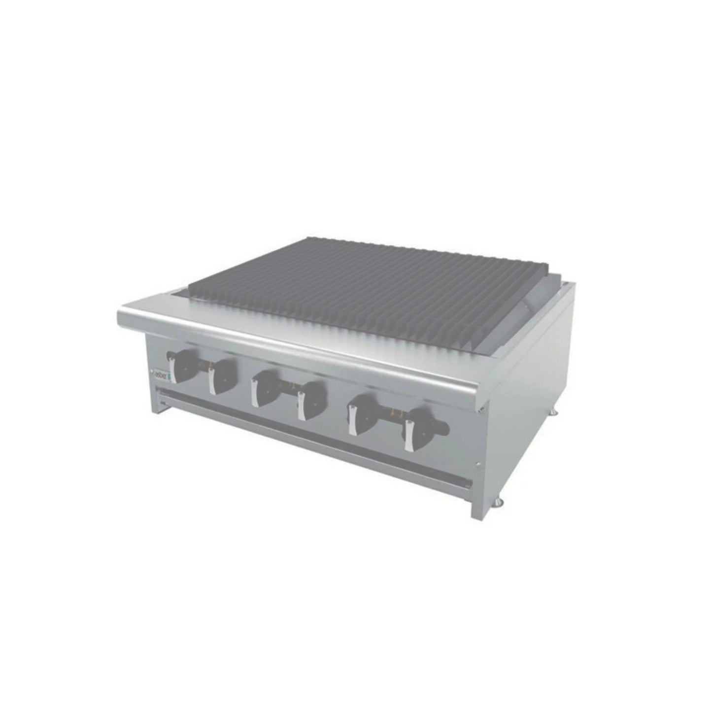 ASADOR 6 QUEMADORES, 120 000 BTU TOTAL GAS NATURAL MODELO AERB-36