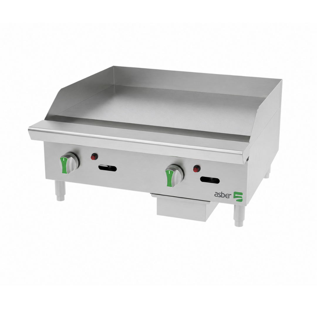 PLANCHA TERMOSTATICA A GAS CON PLACA AETG 24 EM NG