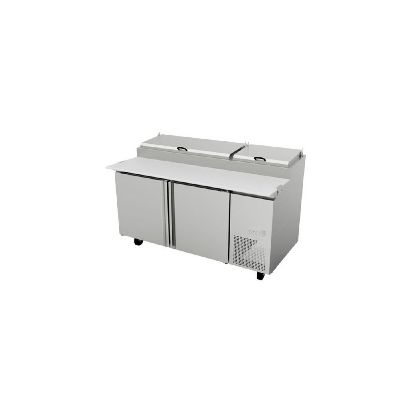 MESA REFRIGERADA 2 PUERTAS, 4 PARRILLAS, 20.8 FT³, 9 INSERTOS MODELO APTP-67 P HC