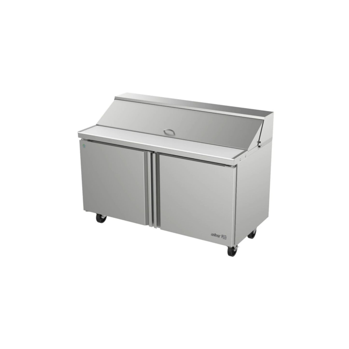 MESA REFRIGERADA 2 PUERTAS, 2 PARRILLAS, 16.8 FT³, 16 INSERTOS MODELO APTS-60-16 HC