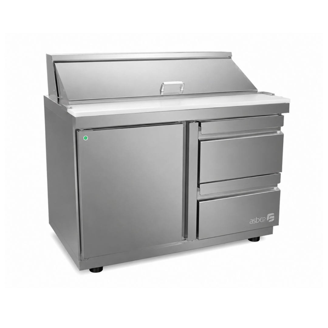 MESA REFRIGERADA PREPARACIÓN ENSALADAS APTS 48 12 D4 P HC