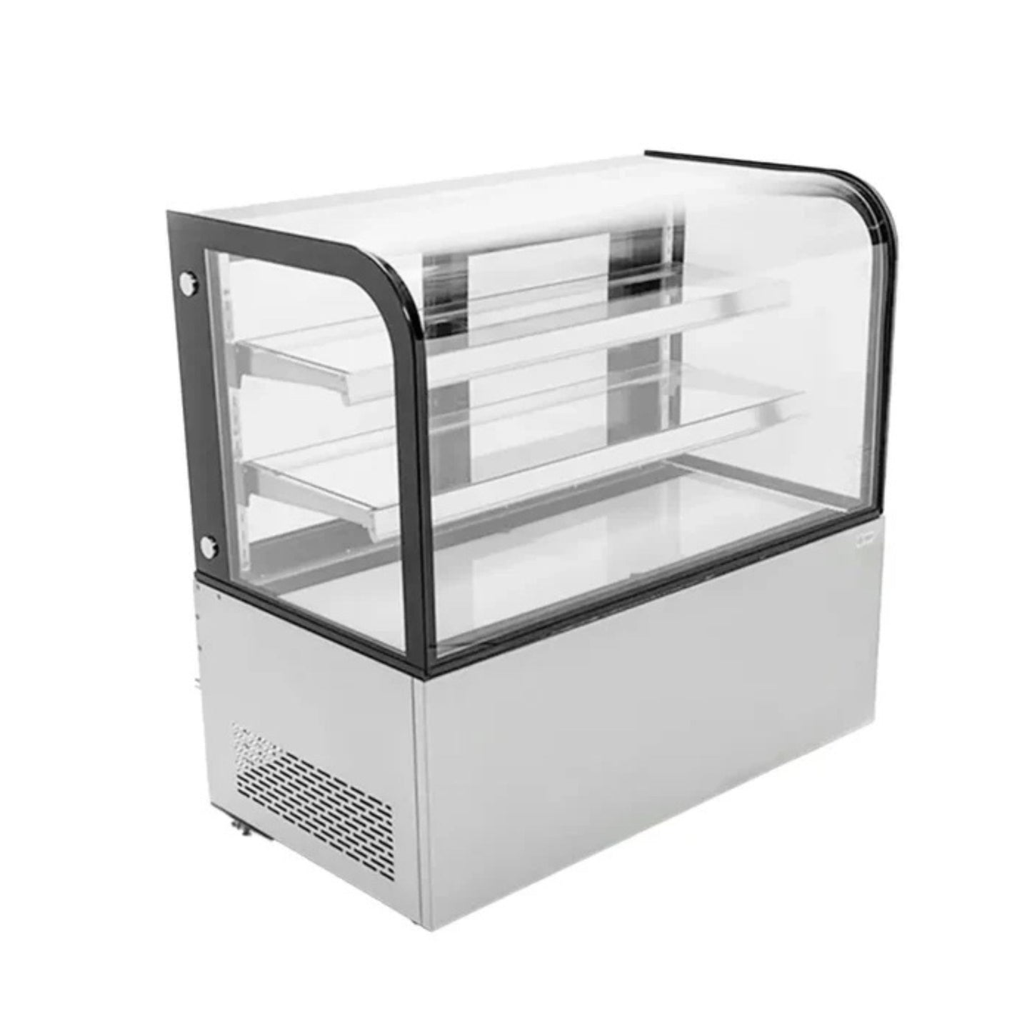 VITRINA REFRIGERADA DE PISO CRISTAL CURVO