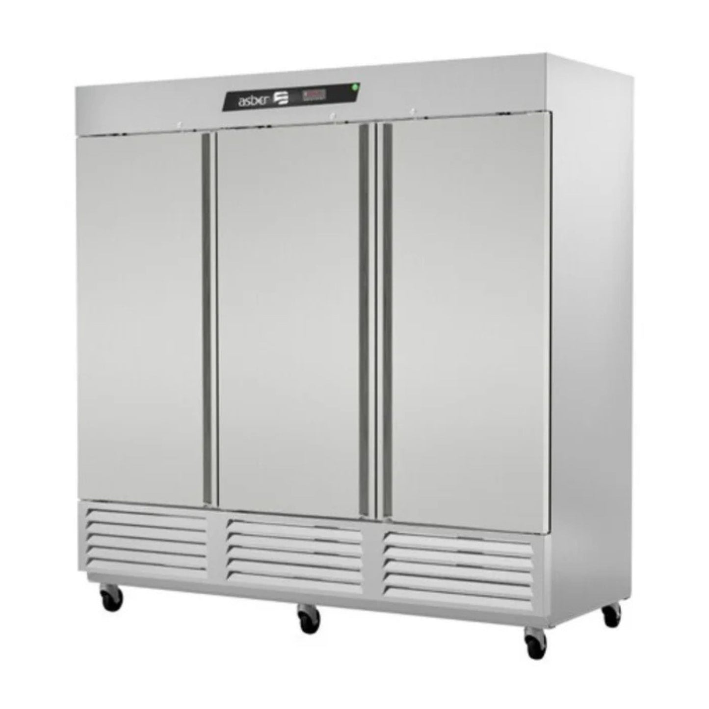 REFRIGERADOR VERTICAL 3 PUERTAS SÓLIDAS, 9 PARRILLAS, 72 FT³ MODELO ARR-72-H HC