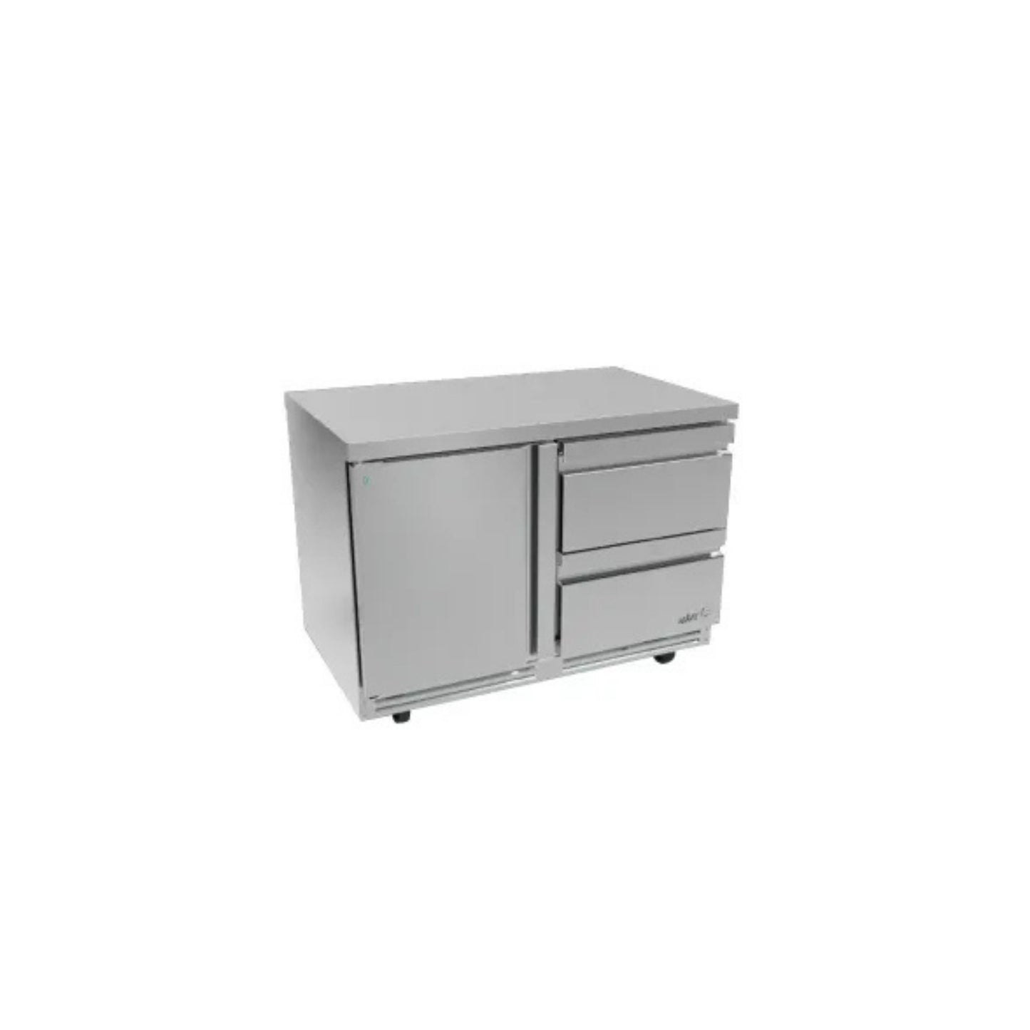 MESA PARA REFRIGERACIÓN, 60 PIES³, 2 PUERTAS, 2 PARRILLAS, ACERO INOXIDABLE MODELO AUTR-60-D2 P HC