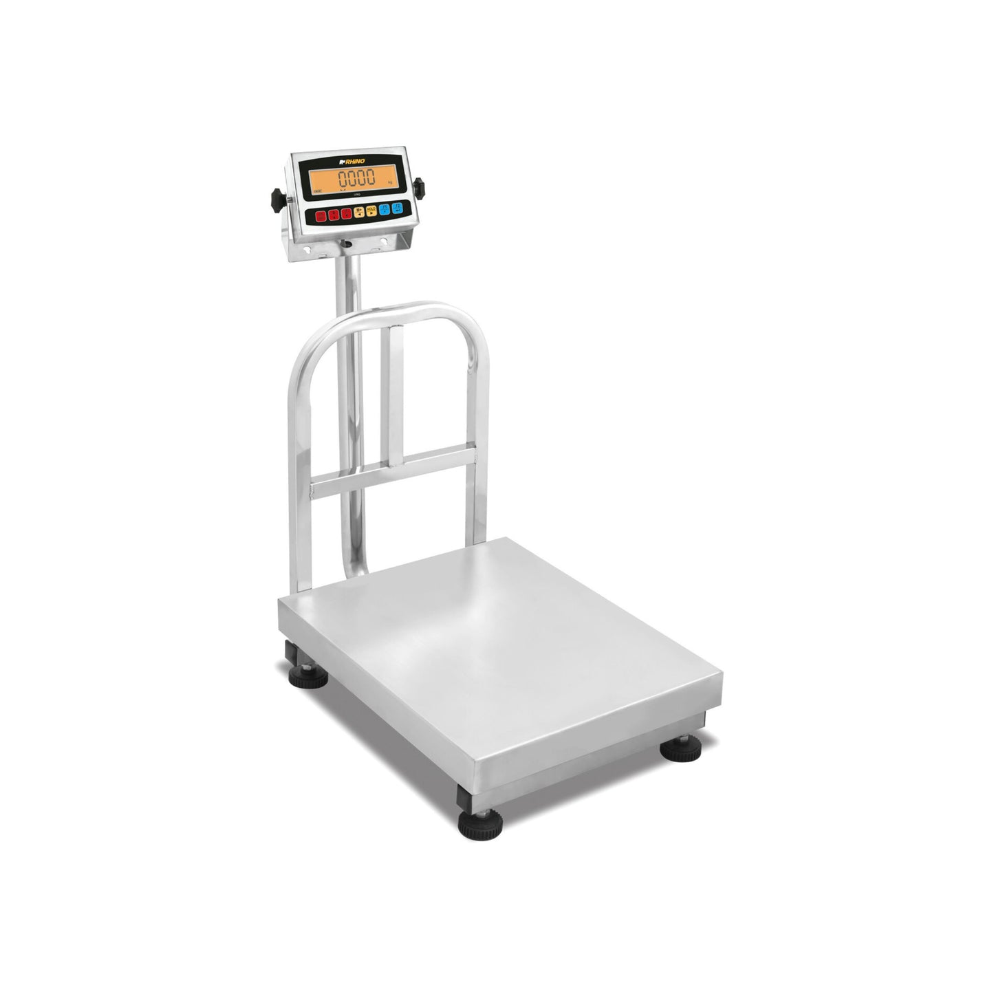 BÁSCULA DE PLATAFORMA 200KG / 20G, RESISTENTE AL AGUA, 100% ACERO INOXIDABLE, PLATAFORMA 40 X 50CM, INDICADOR NO INCLUIDO MODELO BAPAG-200