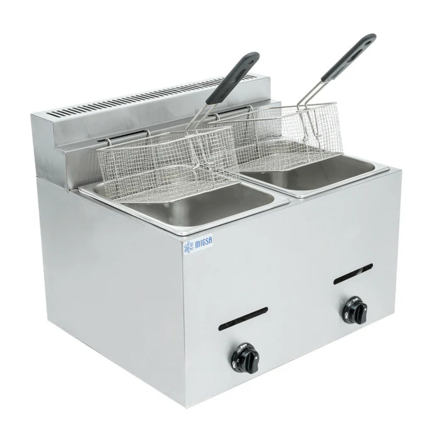 FREIDORA A GAS - 2 TINAS