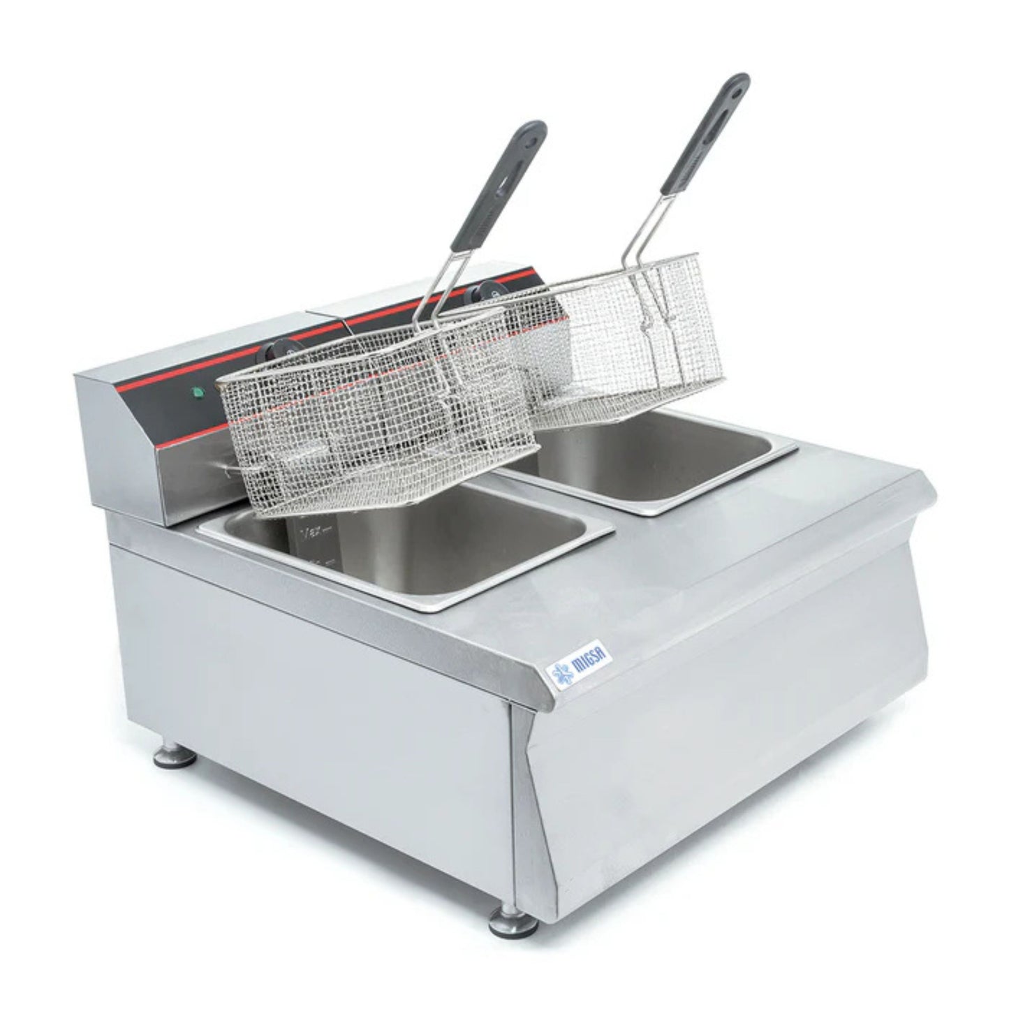 FREIDOR ELÉCTRICO DE 2 TINAS