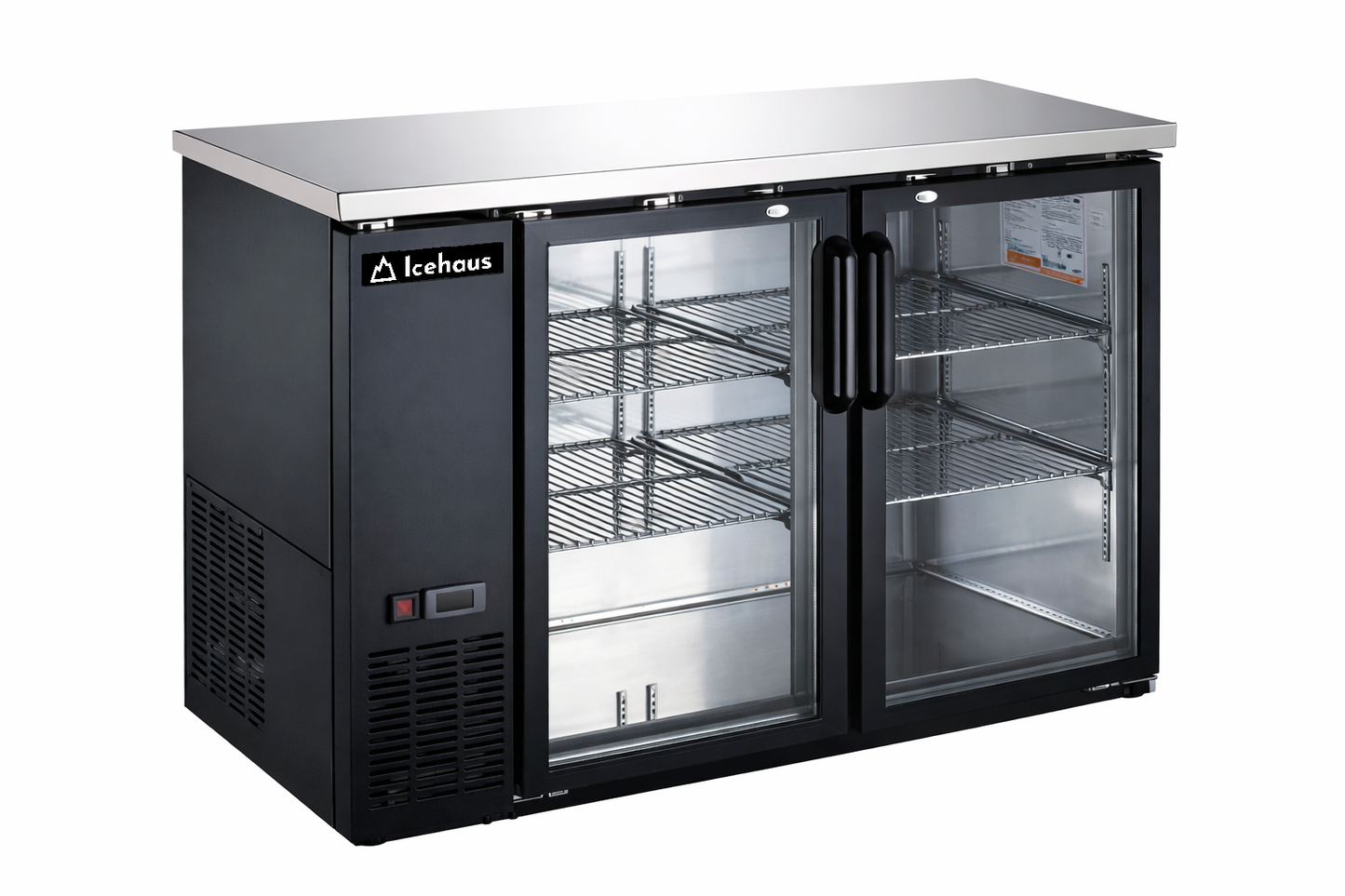 REFRIGERADOR CONTRA BARRA 2 PUERTAS MODELO CBR-2PC-SS-01