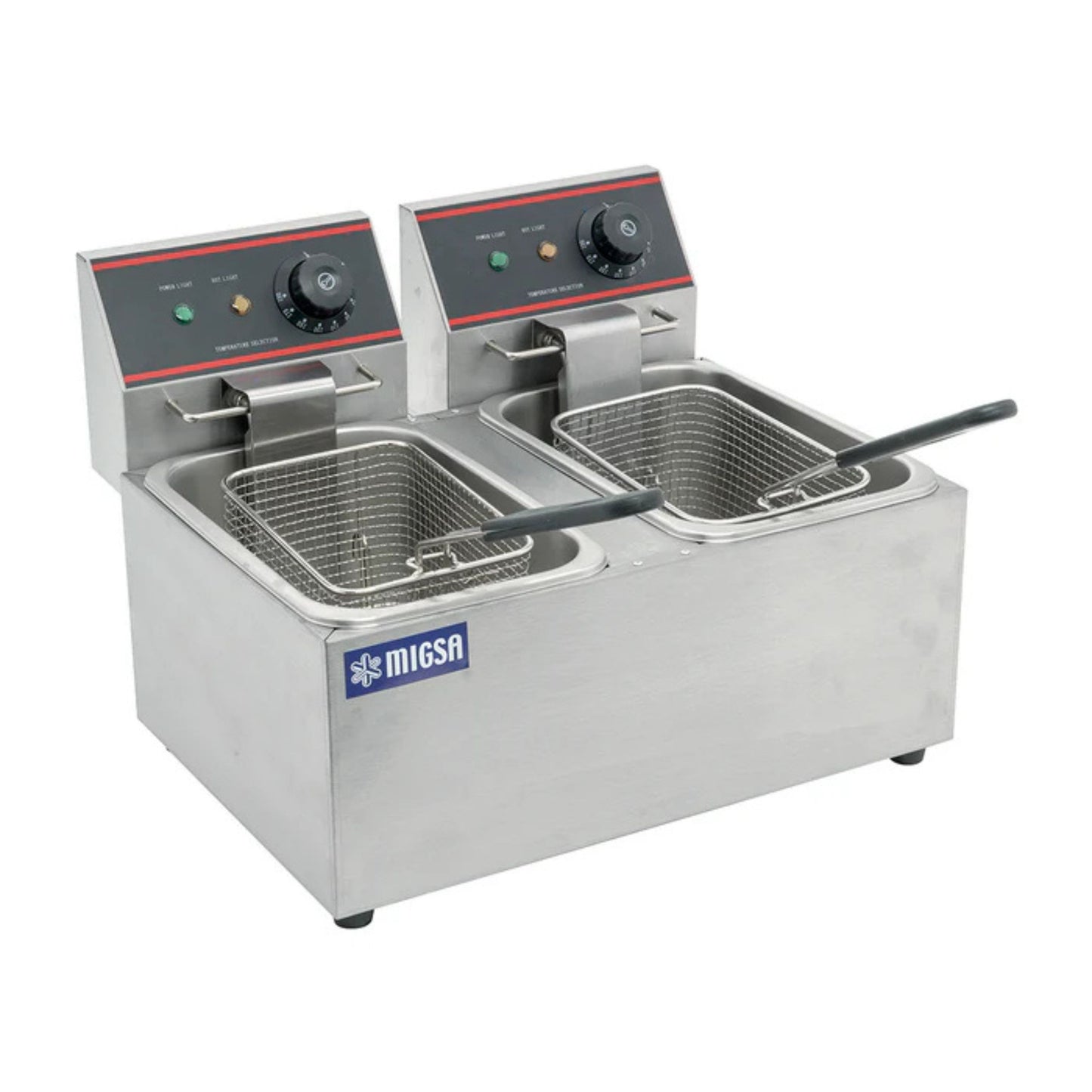 FREIDORA ELÉCTRICA – 2 TINAS