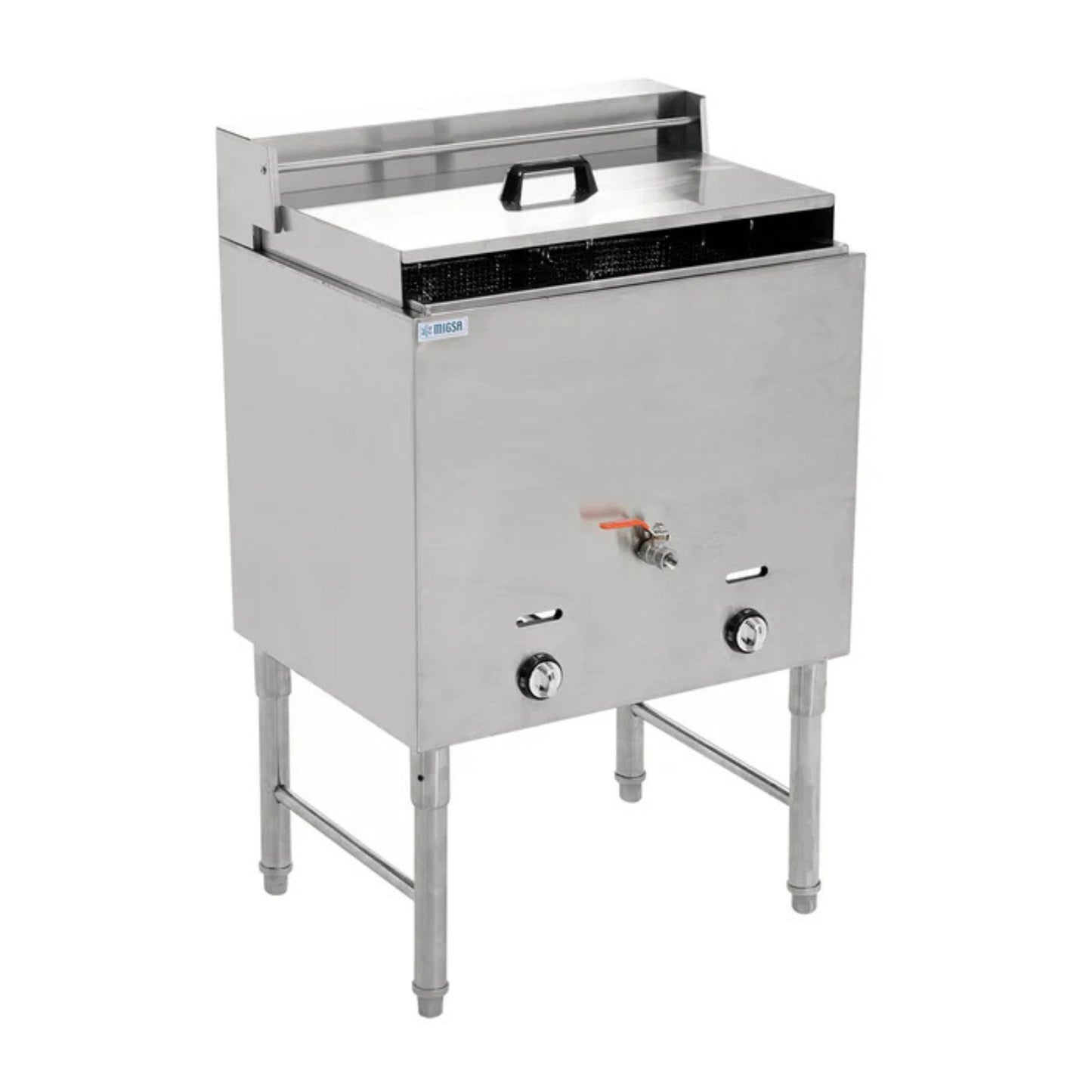 FREIDORA A GAS UN TANQUE DOS CANASTILLA 28 L