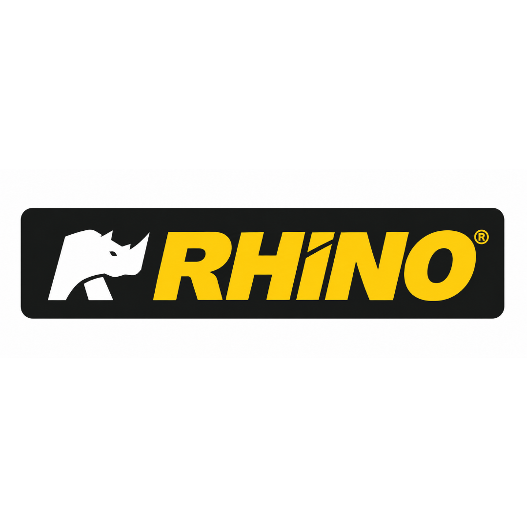 LOGOTIPO RHINO TERMOFORMADO 100 X 27.5 CM. MODELO LOGO-01