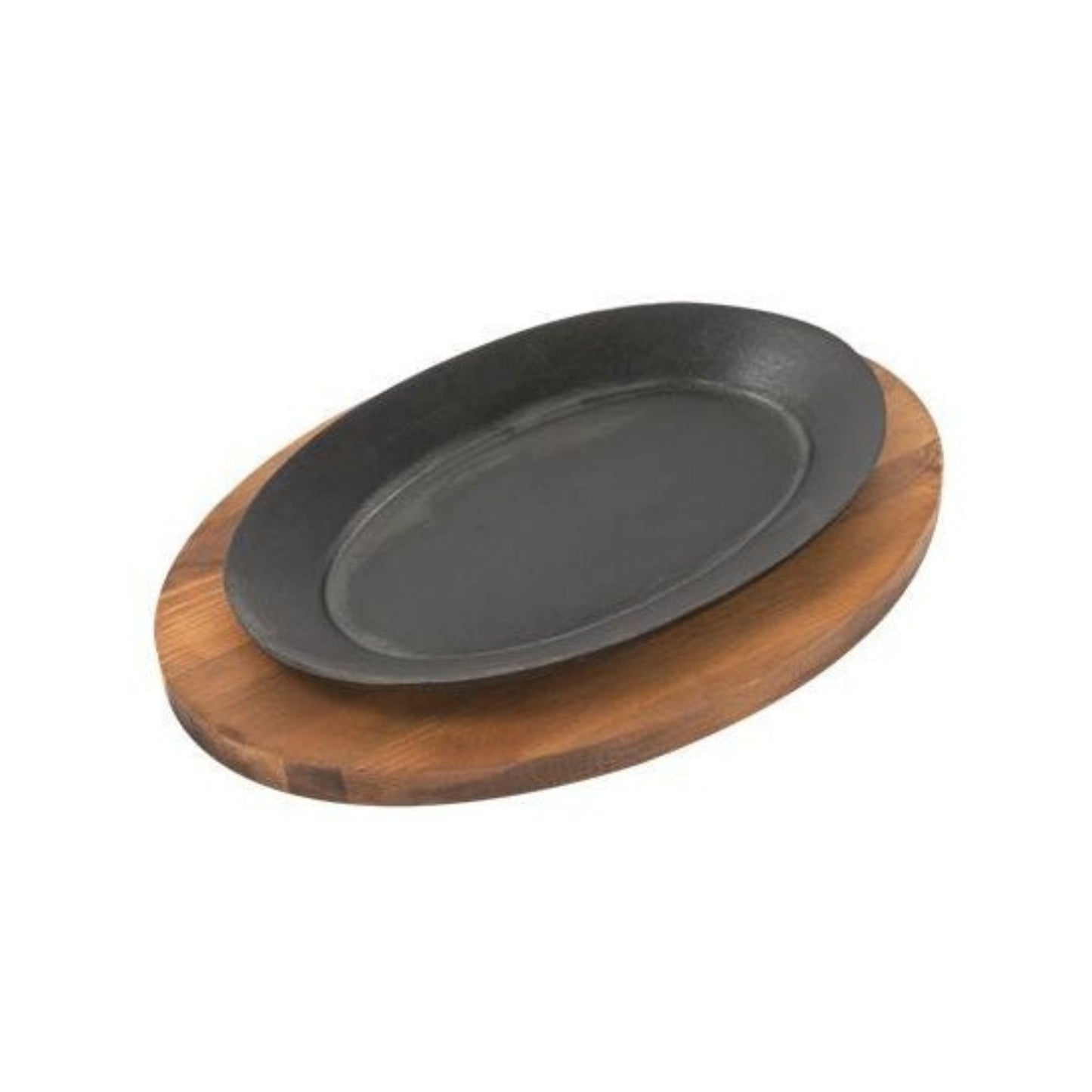 COMAL PARA CARNE OVALADO (29X20 CMS) ACERO AL CARBÓN