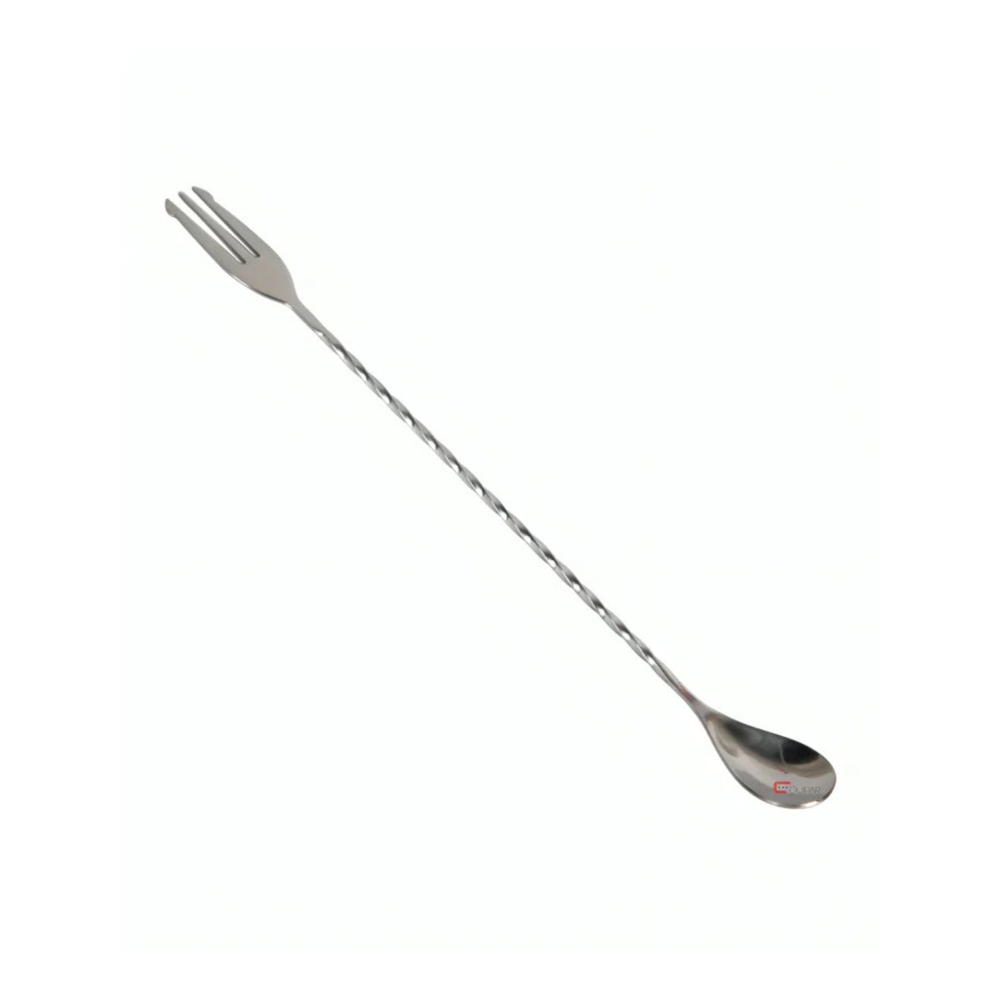 CUCHARA PARA BAR CON TENEDOR 30 CM