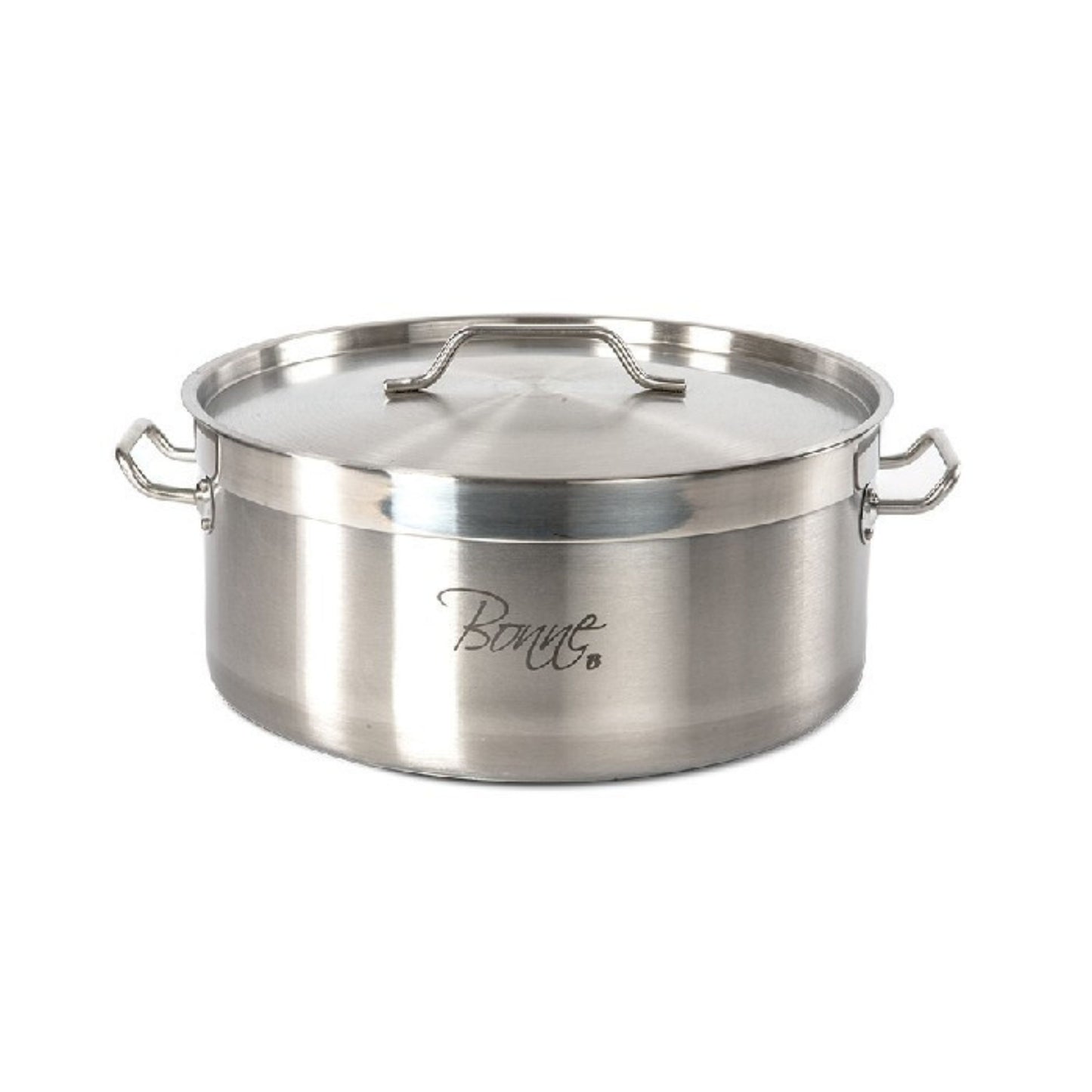 BUDINERA DE ACERO INOXIDABLE 25 LTS CON TAPA (18 CM X 46 CM)