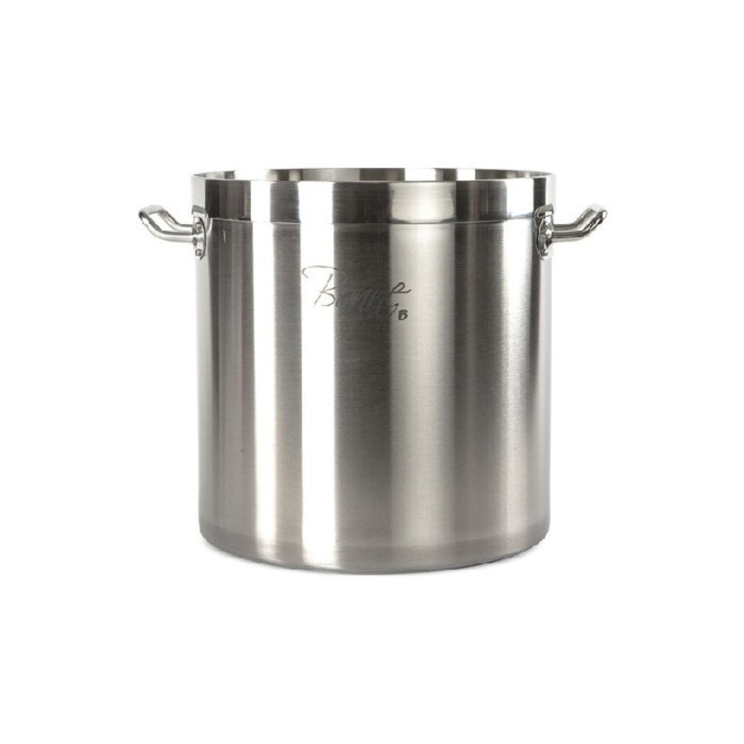 OLLA DE ACERO INOXIDABLE 25 LITROS CON TAPA (33 CM X 32.5 CM)