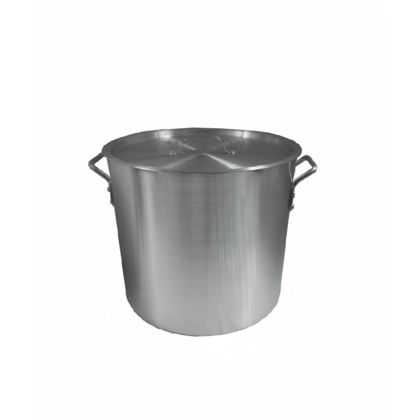 OLLA ALUMINIO TRIPLE FUERTE 50 LTS CON TAPA (40 CM X 38 CM)