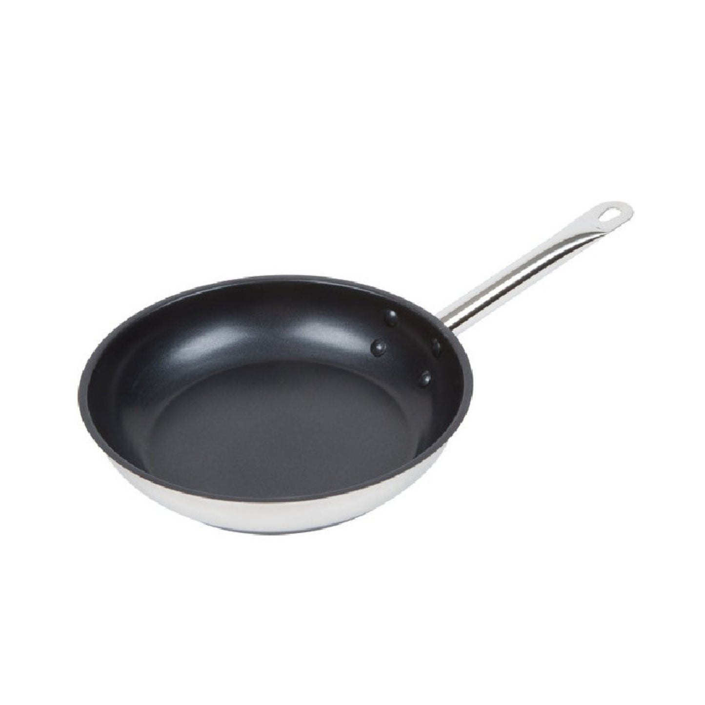 SARTÉN ACERO INOXIDABLE FONDO DIFUSOR ANTIADHERENTE 12"