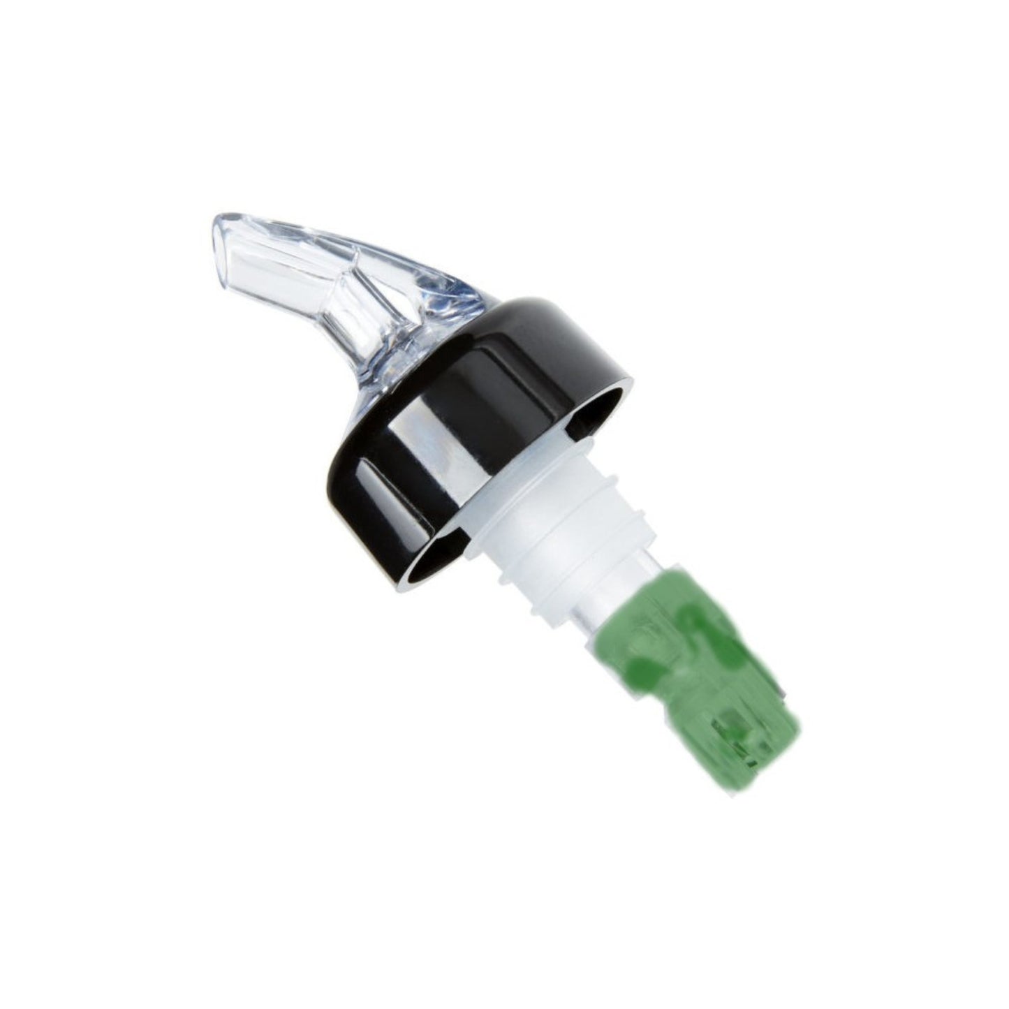 DOSIFICADOR PLÁSTICO PARA BOTELLA CON CANICA 3/4 OZ VERDE