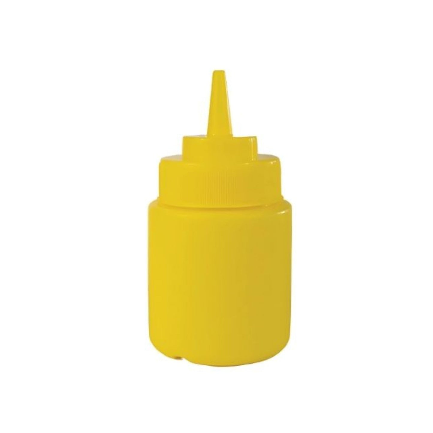 BOTE RECIPIENTE PARA ADEREZO AMARILLO 8 OZ ANCHO