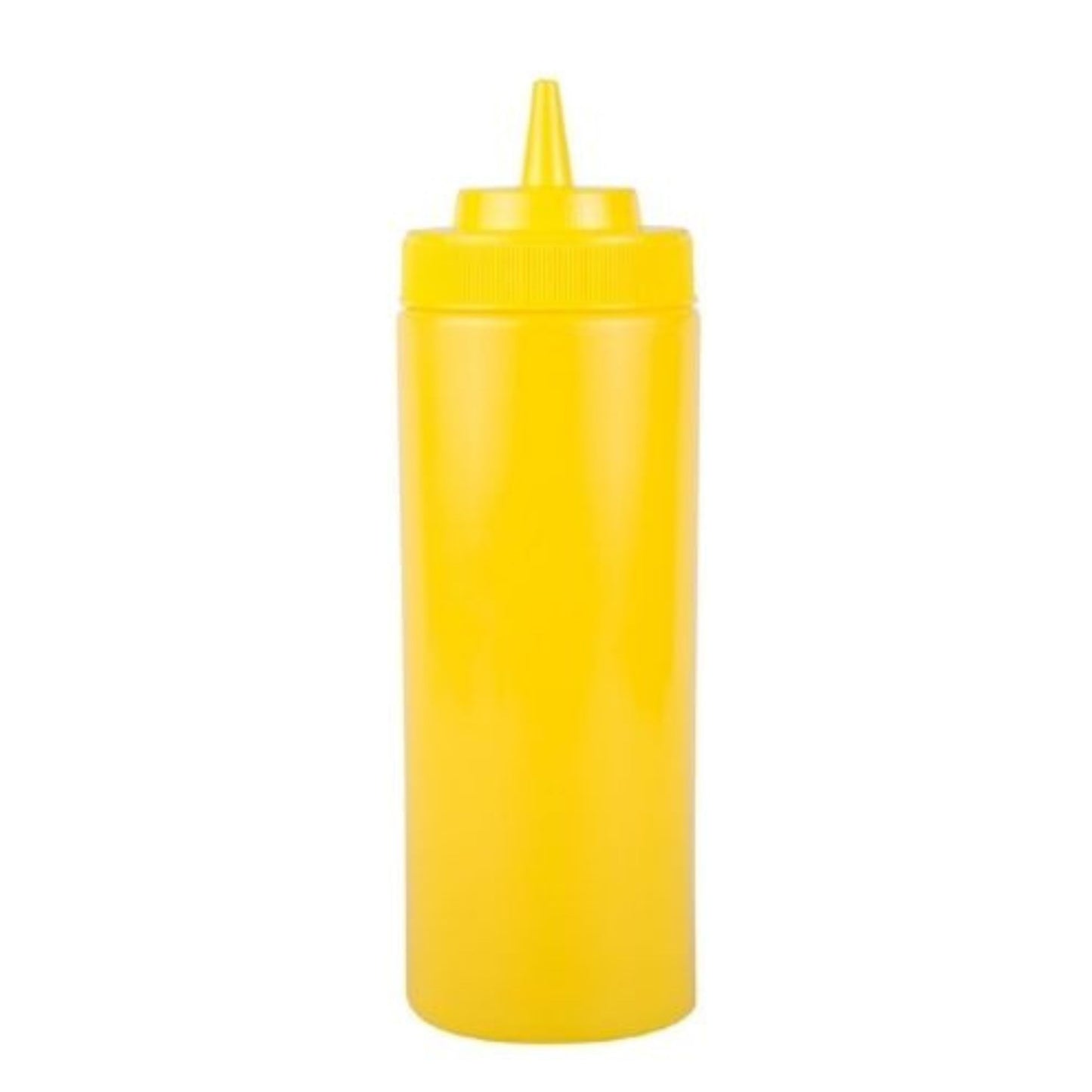BOTE RECIPIENTE PARA ADEREZO AMARILLO 24 OZ