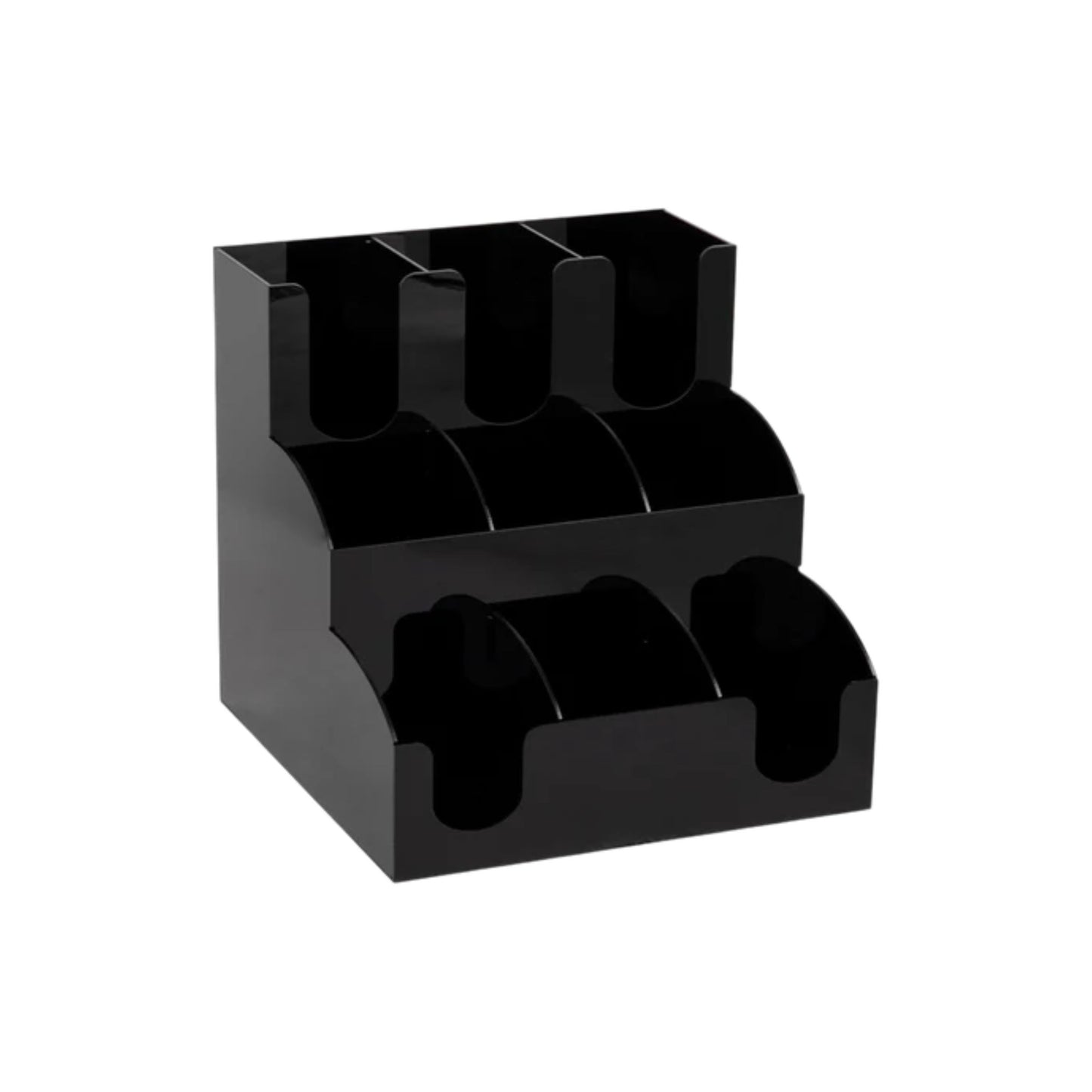 ORGANIZADOR DE VASOS DE CAFÉ 3 PISOS 3 LÍNEAS