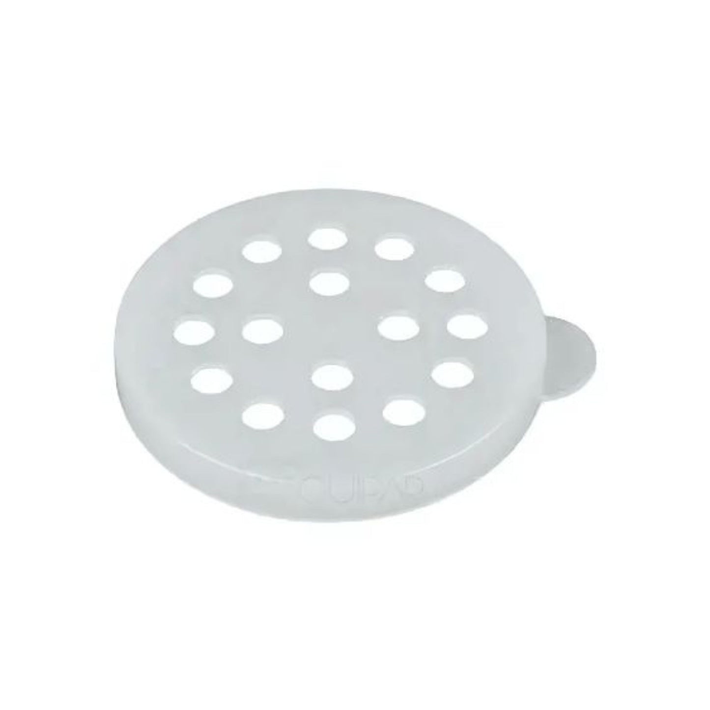 TAPA SÓLIDA PARA ESPOLVOREADOR DE PLÁSTICO COLOR TRANSPARENTE