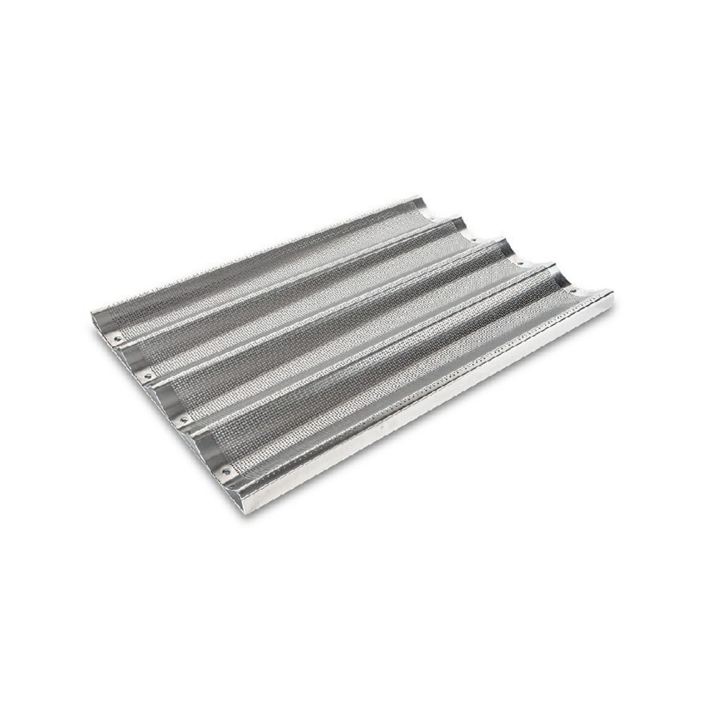 CHAROLA BAGUETERA 45X65 ALUMINIO 4 DIVISIONES