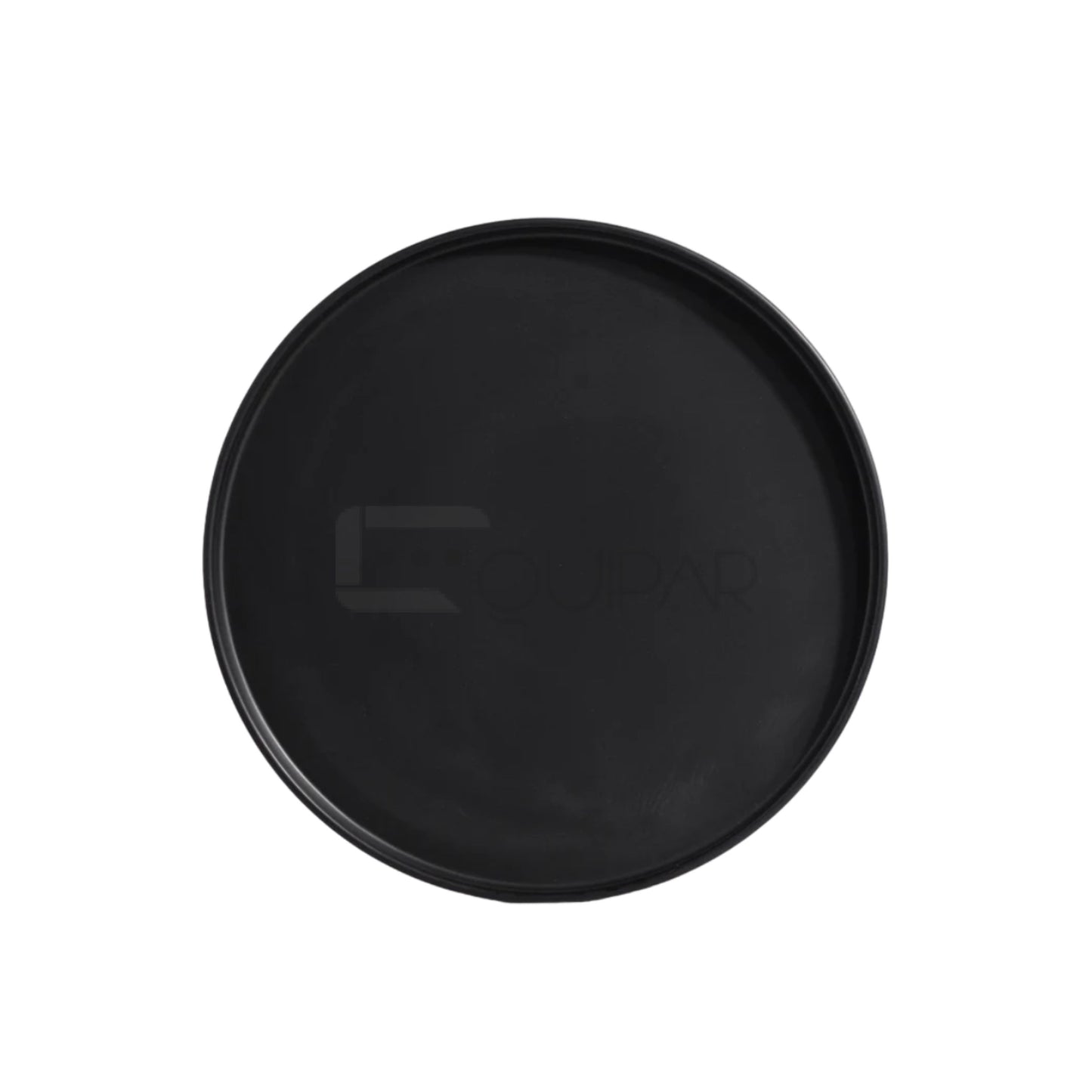 BARCELONA PLATO 27 CM MELAMINA NEGRA MATE