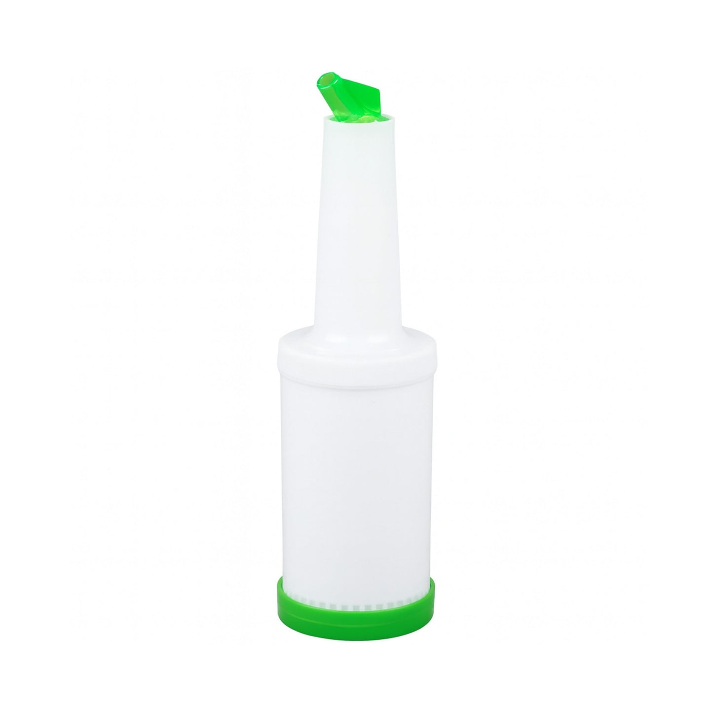 BOTE PARA MEZCLA 1 LITRO TAPA COLOR VERDE