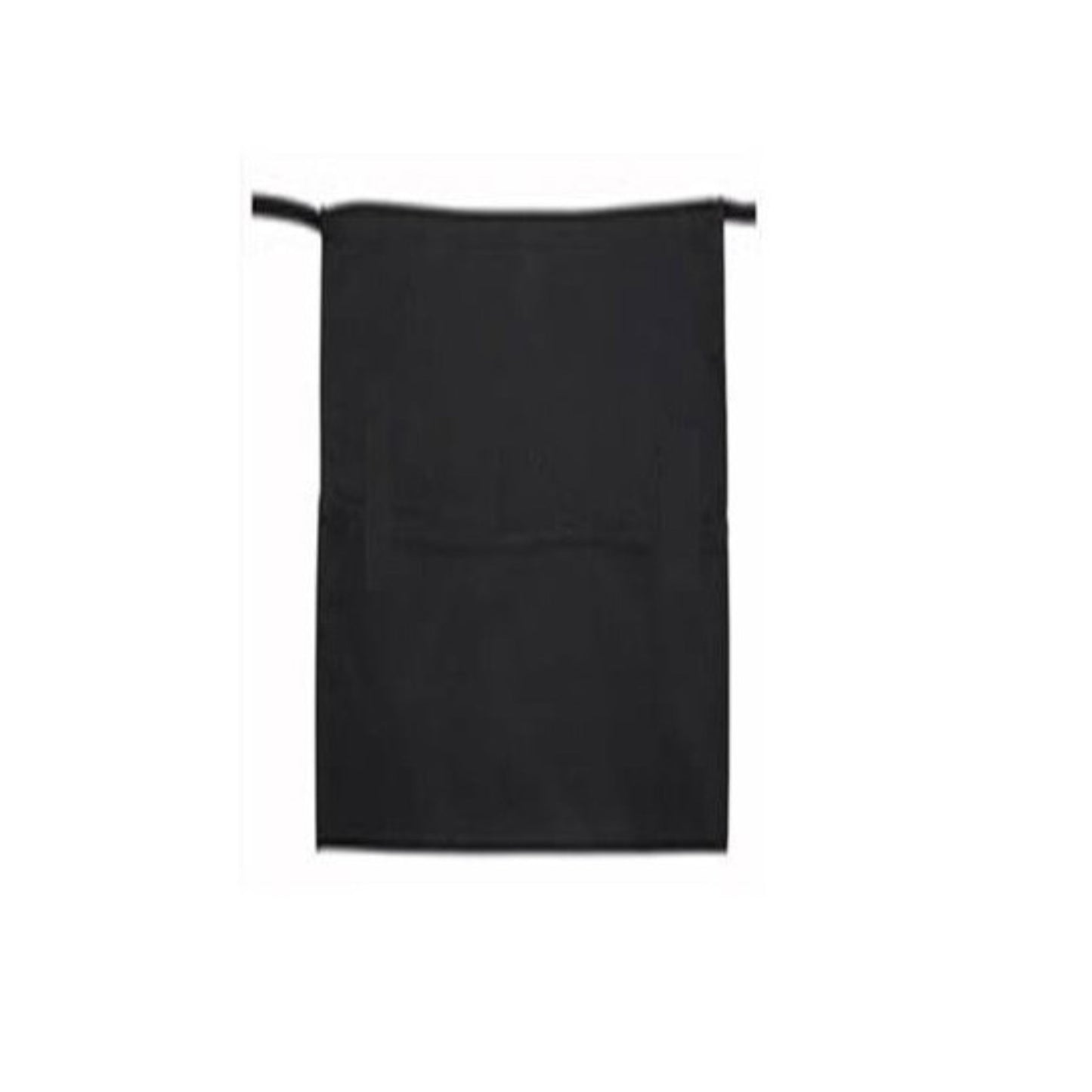DELANTAL LARGO C/BOLSAS 83 X 71 CMS COLOR NEGRO