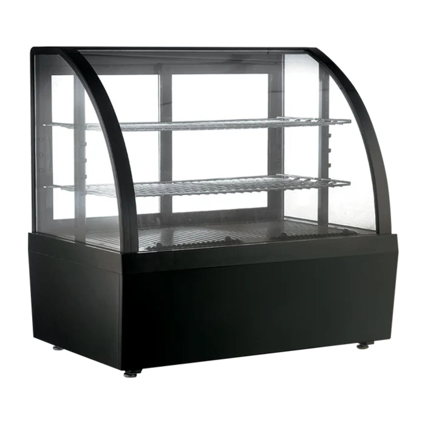 VITRINA REFRIGERADA CRISTAL CURVO CON SISTEMA ANTIEMPAÑANTE FRONTAL