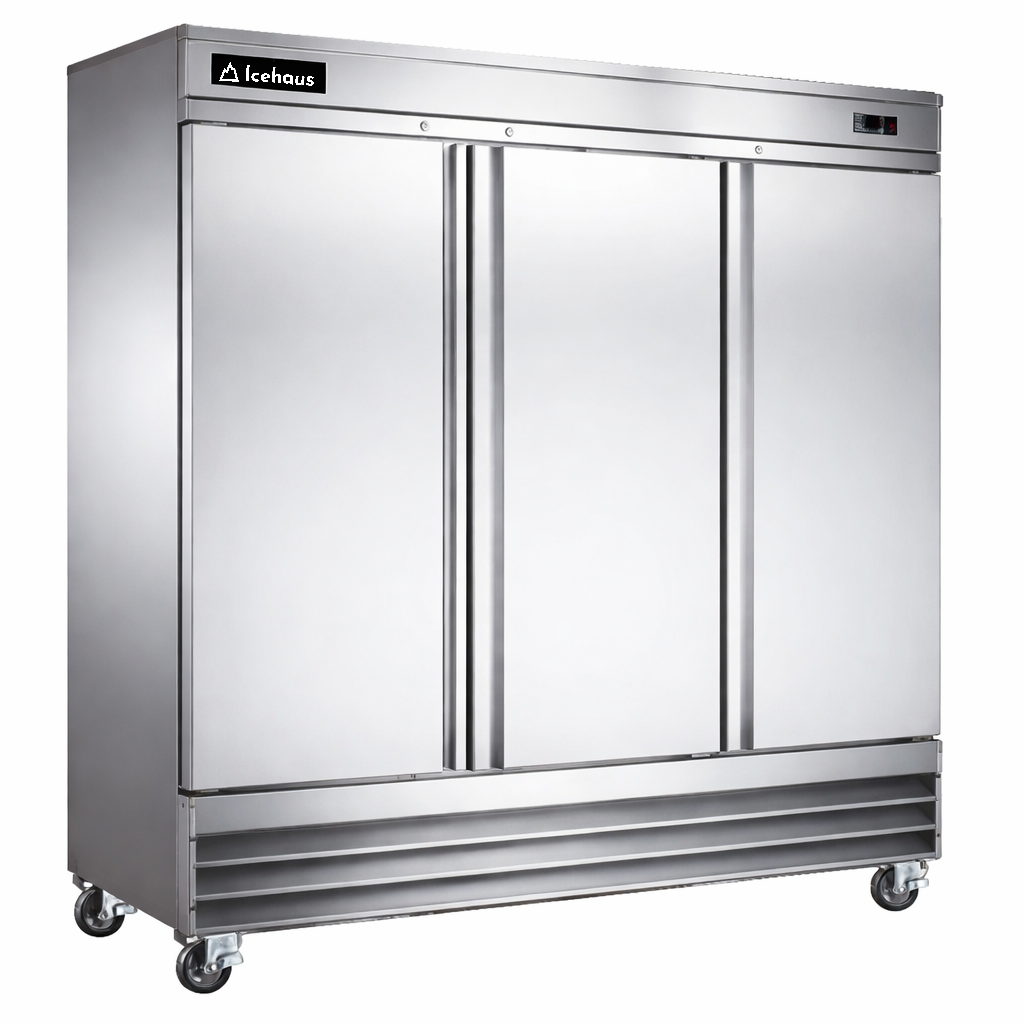 REFRIGERADOR 3 PUERTAS SÓLIDAS MODELO RV-3PS-SS-01