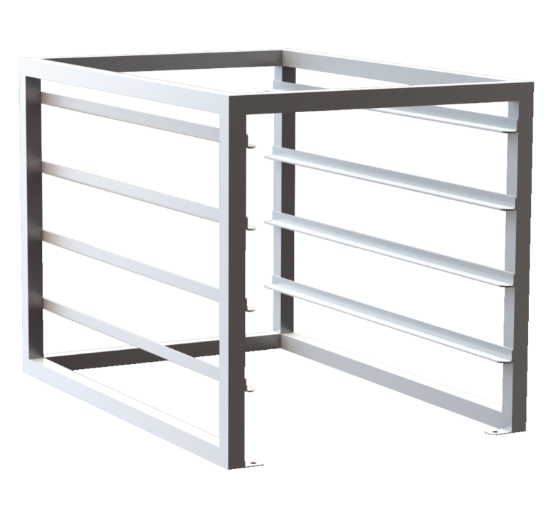 SOPORTE GASTRONORM DE ACERO INOXIDABLE MODELO SGNAB