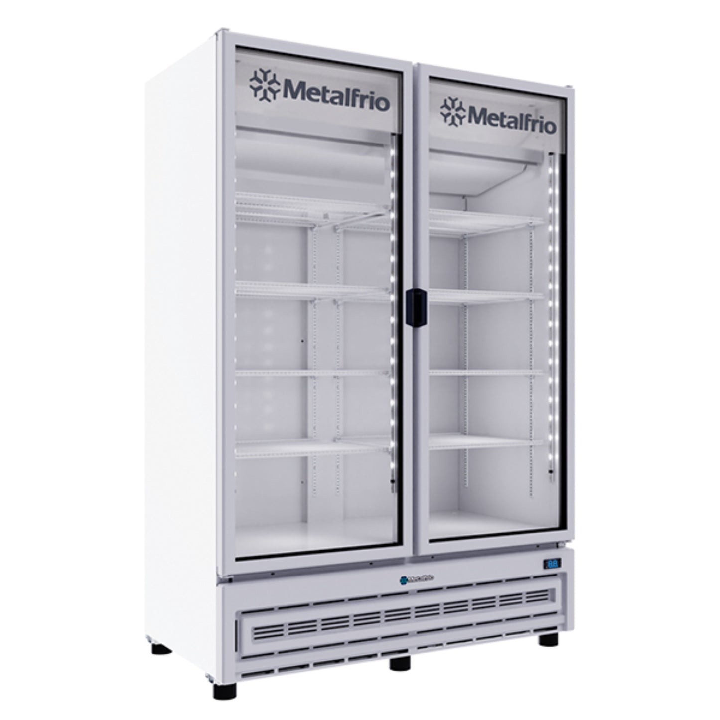 REFRIGERADOR CERVECERO CON CAPACIDAD DE 42 PIES³ (1.188 m³) CON 2 PUERTAS DE VIDRIO ANTIEMPAÑANTE, 8 PARRILLAS MODELO VN120