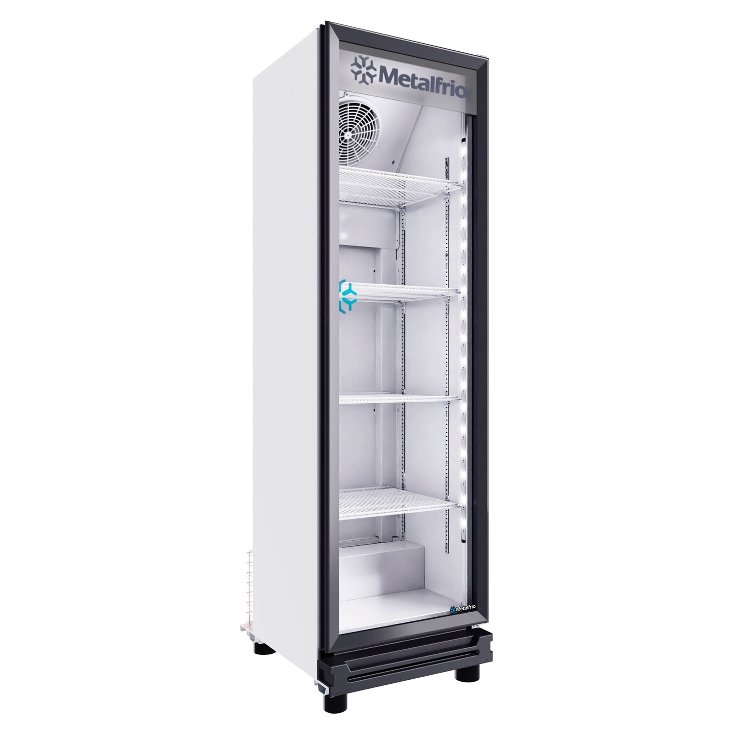 REFRIGERADOR CERVECERO SLIM CON CAPACIDAD DE 10.4 PIES³ (0.294 m³) CON 1 PUERTA DE VIDRIO ANTIEMPAÑANTE FULL GLASS, 4 PARRILLAS MODELO VN25