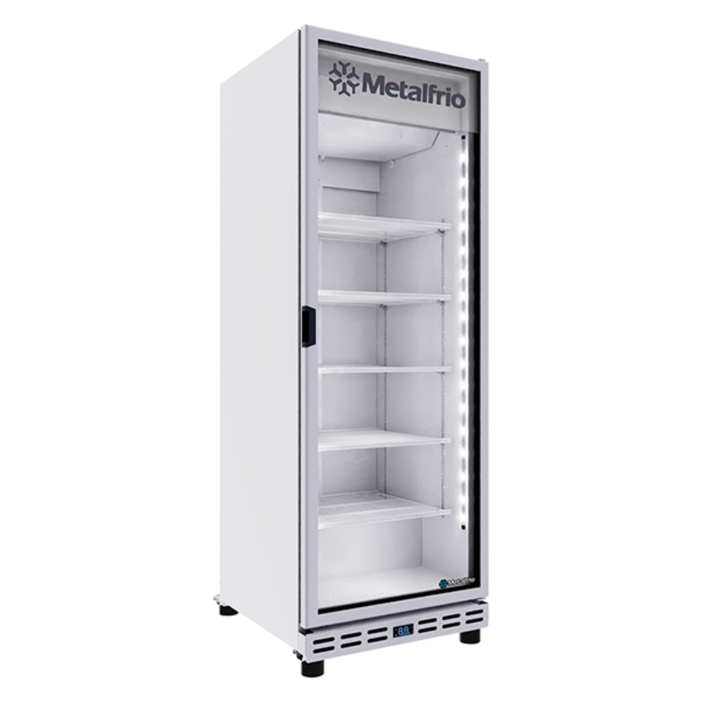 REFRIGERADOR CERVECERO CON CAPACIDAD DE 21.1 PIES³ (0.598 m³) CON 1 PUERTA DE VIDRIO ANTIEMPAÑANTE FULL GLASS, 5 PARRILLAS MODELO VN55