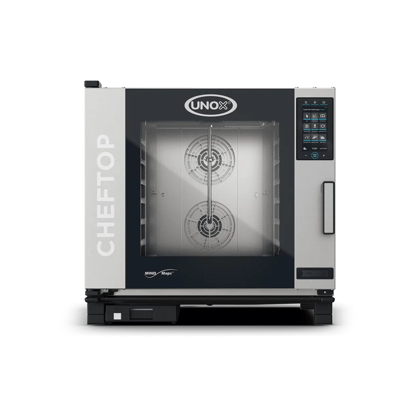 HORNO COMBINADO A GAS DE ACERO INOXIDABLE CHEFTOP MIND.MAPSTM PLUS COUNTERTOP XEVC-0621-GPRM