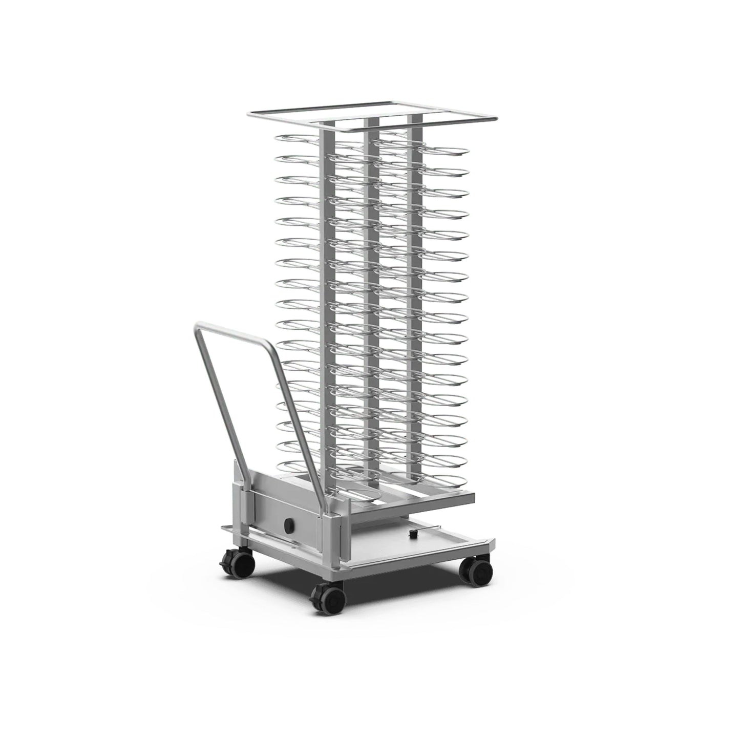 CARRO QUICK.PLATE EN ACERO AISI 316L PARA REGENERACIÓN DE PLATOS, CAPACIDAD 102 PLATOS, DISTANCIA 76,1 MM, BAJO PEDIDO XEVTL-102P