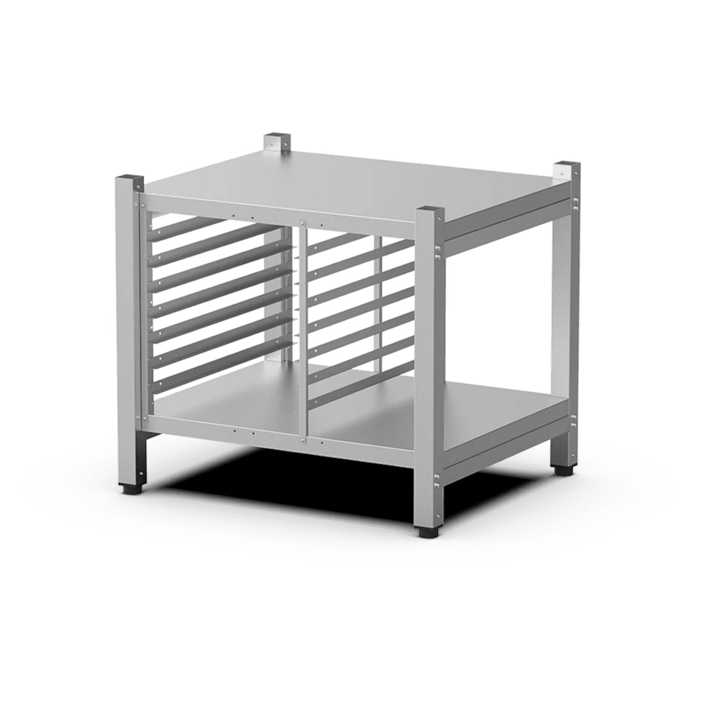 SOPORTE MULTIFUNCIONAL STAND ALTO, CAPACIDAD 7 BANDEJAS 600X400, DISTANCIA 60 MM XWARC-07EF-H